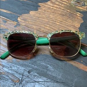 Cute green sunglasses